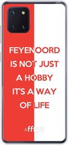 6F hoesje - geschikt voor Samsung Galaxy Note 10 Lite -  Transparant TPU Case - Feyenoord - Way of life #ffffff