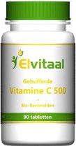 Elvitaal Gebufferde vitamine C 500 + Bio-flavonoïden - Vitamine C - Voedingssupplement