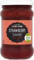 CarbZone | Low Carb Jam | Aardbei | 1 x 320 g  | Snel afvallen zonder poespas!
