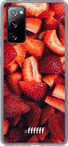6F hoesje - geschikt voor Samsung Galaxy S20 FE - Transparant TPU Case - Strawberry Fields #ffffff