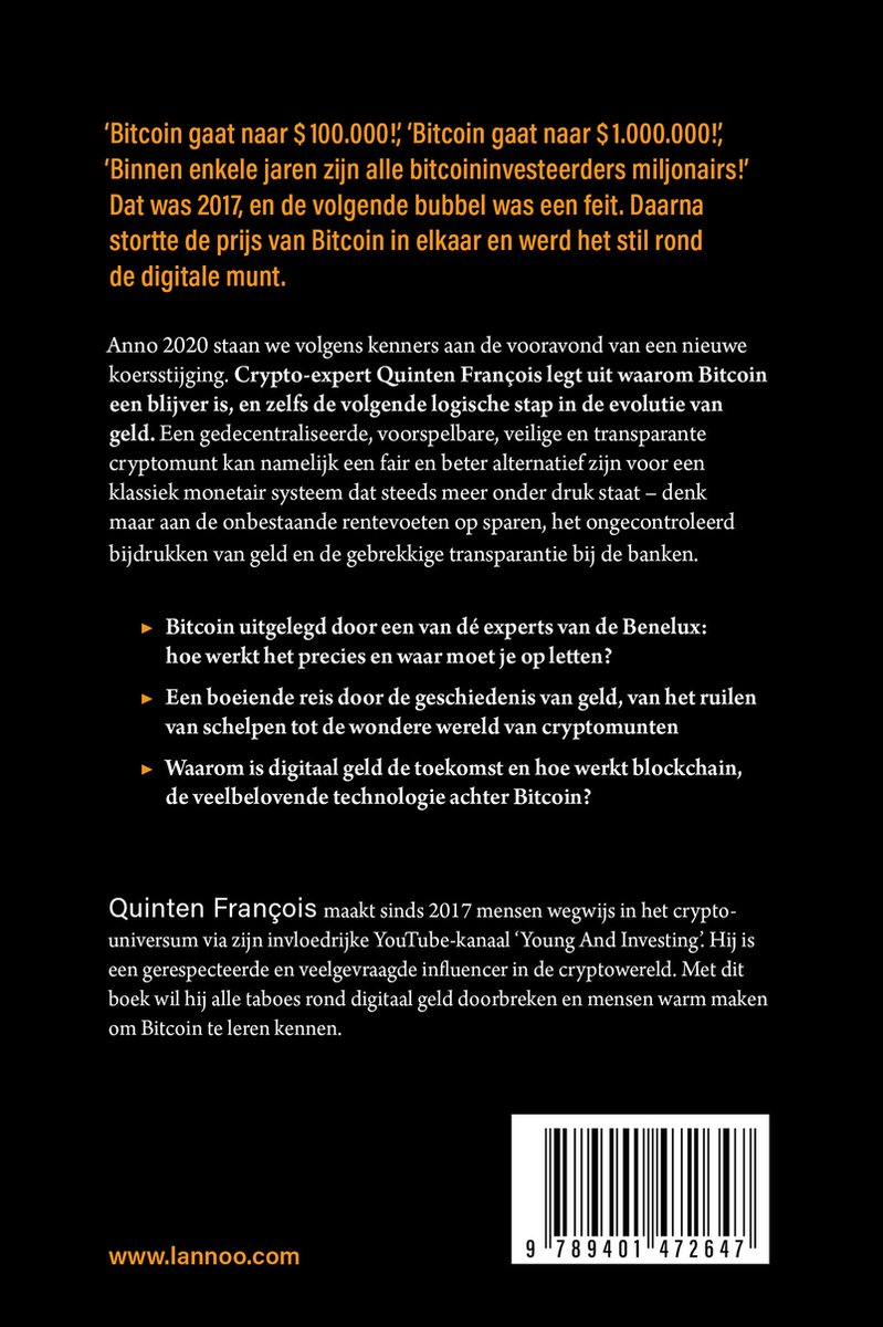 De bitcoinrevolutie (ebook), Quinten FranÇOis | 9789401472715 | Boeken | bol