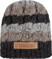Shakaloha Gebreide Wollen Muts Heren & Dames Beanie Hat van schapenwol met polyester fleece voering - Bravo Beanie Natural Unisex - One Size Wintermuts.