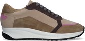 Deabused 7714 Lage sneakers - Dames - Taupe - Maat 36