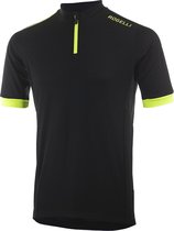 Rogelli Wielershirt KM Perugia2.0 Zwart/Fluor 152-164