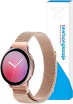 Milanees smartwatch bandje – Roségoud 22mm - Universeel