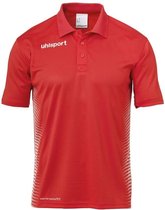 Uhlsport Score Polo Shirt Rood-Wit Maat S