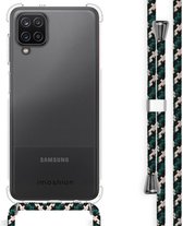 iMoshion Backcover met koord Samsung Galaxy A12 hoesje - Groen