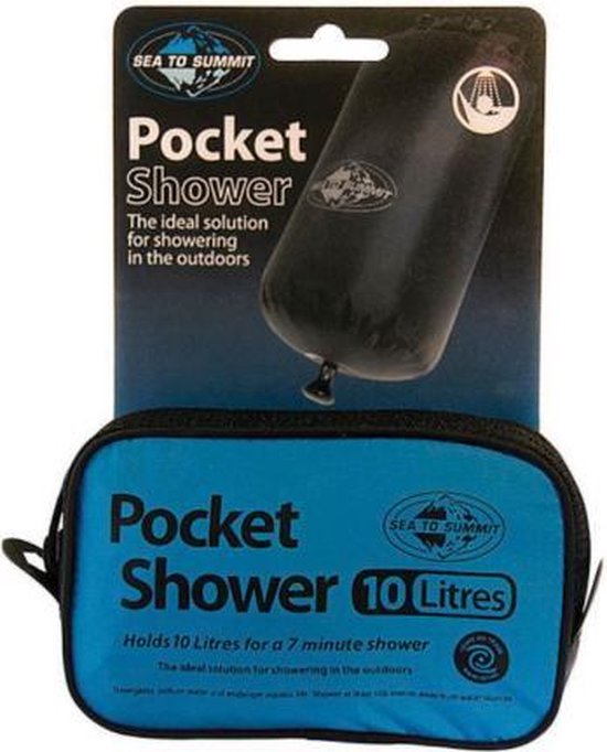 Sea to Summit Pocket Shower Draagbare douche - 120g - 10L - 7-8min water