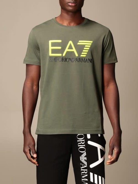 EA7 Emporio T-Shirt Military Green (3KPT78) | bol.com