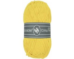 5 x Durable Cosy extra fine yellow - geel (2180) - acryl en katoen garen - 50 grams - pendikte 3 a 3,5mm