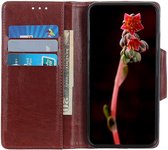 Samsung Galaxy A72 Hoesje Wallet Book Case Kunstleer Bruin