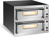 Royal Catering Pizzaoven - 2 kamers - 12 x Ø 32 cm