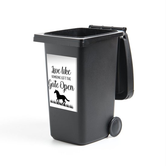Autocollant De Conteneur Citation De Paarden Citation Vivre Comme Si Quelqu Un Avait Bol Com Autocollant De Conteneur Citation De Paarden Citation Vivre Comme Si Quelqu Un Avait Bol Com