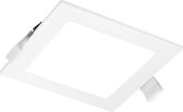 LED Downlight Slim Pro - Igna Suno - Inbouw Vierkant 12W - Helder/Koud Wit 6000K - Mat Wit - Kunststof