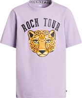 WE Fashion Meisjes relaxed fit T-shirt met opdruk
