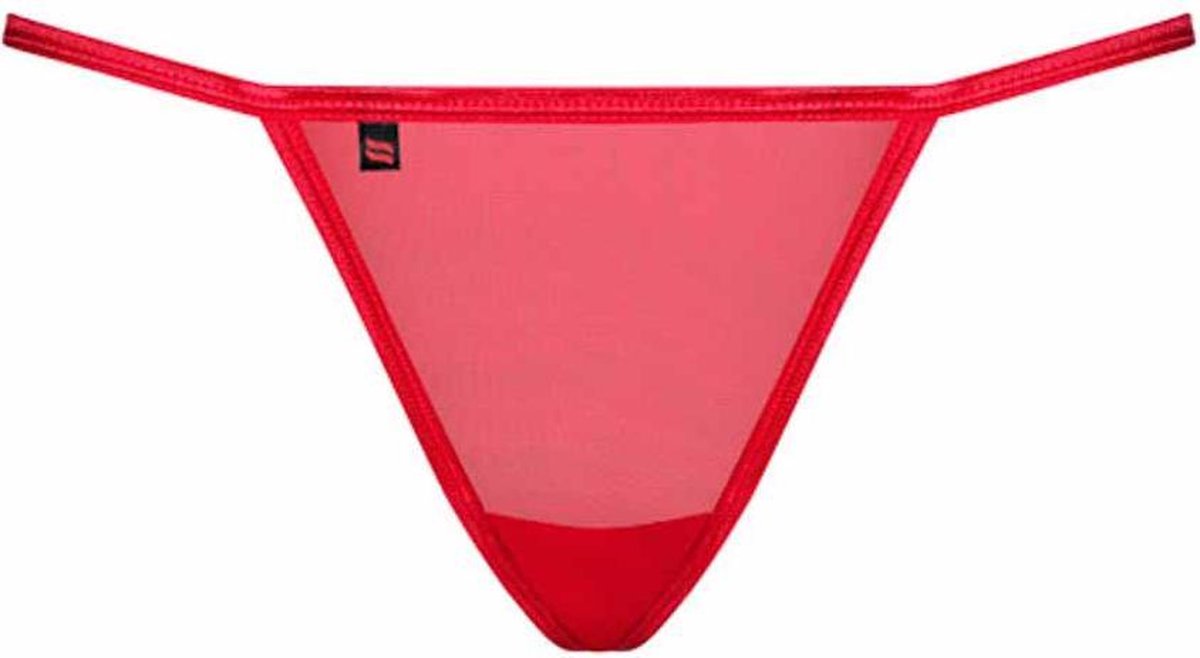 Obsessive Giftella String - Erotisch Onderbroek - Maat L/XL - Rood
