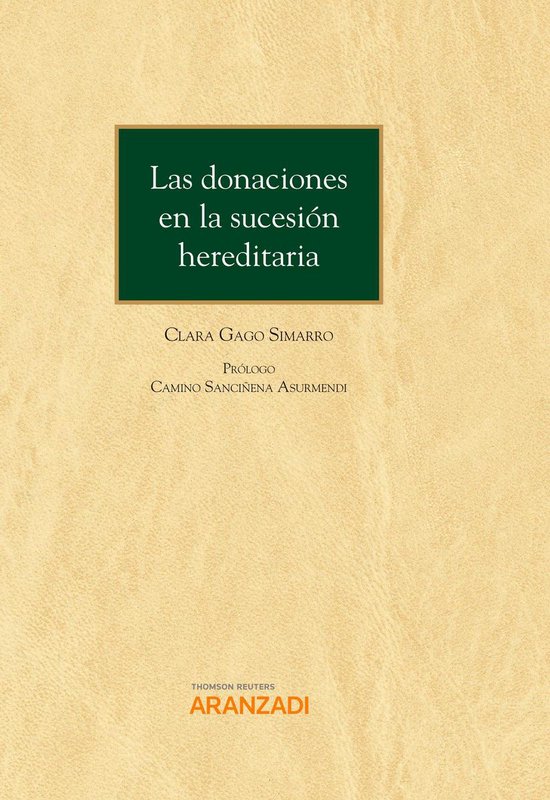 Las donaciones en la sucesión hereditaria - cover