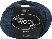 Wolgaren. L: 125 m. blauw. 100 gr/ 1 bol