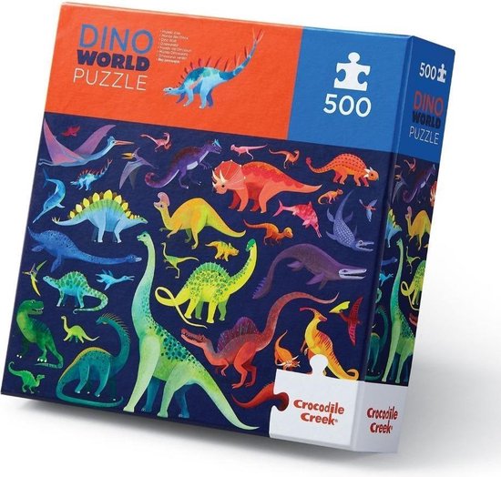 Crocodile Creek Puzzel - Dino World - 500 stukjes | bol.com