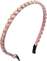 Haarband met steentjes | roze