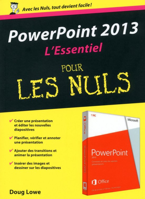 PowerPoint 2013 Essentiel pour les Nuls - cover