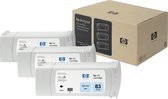 HP C5076A|83 Inktcartridge licht cyaan, UV-Inkt, 1.312 Paginas, Inhoud 680 ml, VE=3 voor DesignJet 5000 PS UV Printing/UV Printing/5500 PS UV/UV 42 Inch/60 Inch/UV 42 Inch/60 Inch