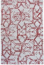 The Rug Republic RUTFORD Ivory/Red 160 X 230 Carpet