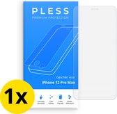 iPhone 12 Pro Max Screenprotector 1x - Beschermglas Tempered Glass Cover - Pless®
