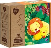 Clementoni Legpuzzel Jungle Junior 2-in-1 Karton 40 Stukjes