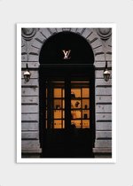 Poster LV Store - Plexiglas - Meerdere Afmetingen & Prijzen | Wanddecoratie - Interieur - Art - Wonen - Schilderij - Kunst