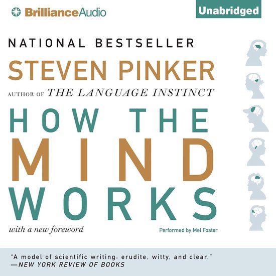 Boek "How the Mind Works" van Steven Pinker, met een nieuwe voorwoord, performed door Mel Foster.