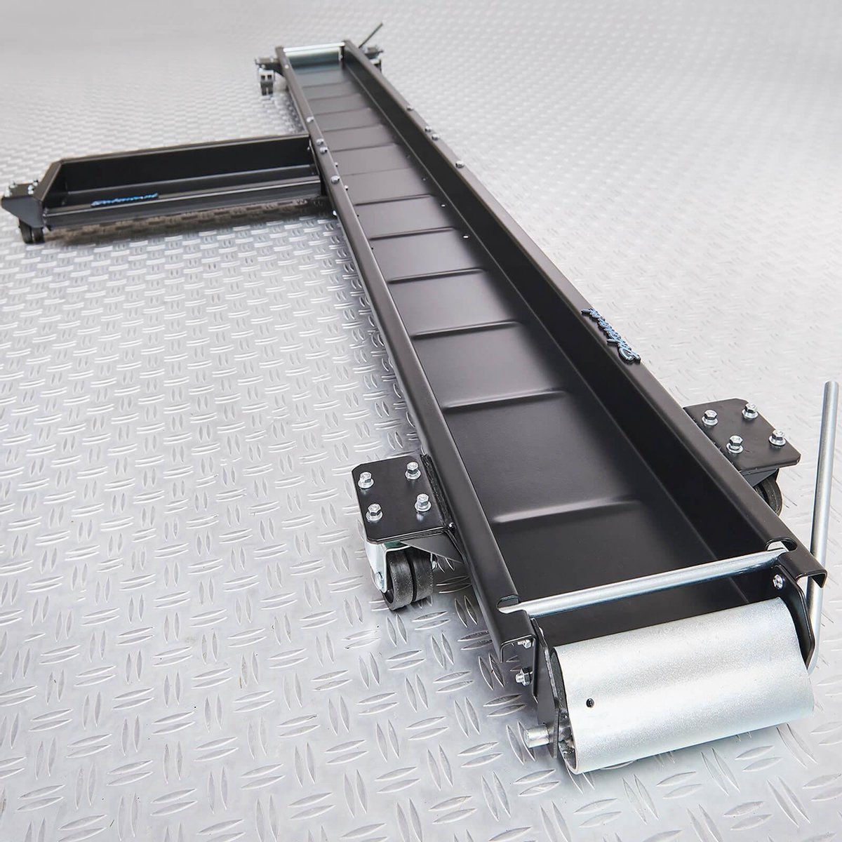 Datona® Motormover - Motorstandaard Verrijdbaar - 240 cm lang - Zwart