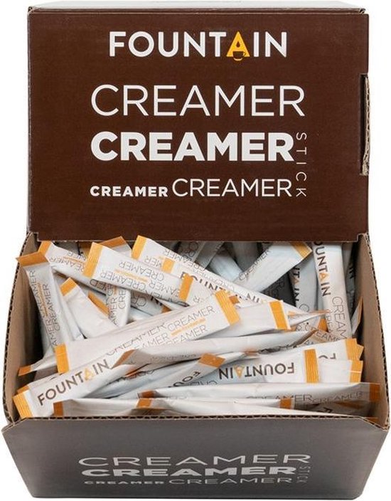 Fountain Creamer Sticks in een dispenserdoos - 600 x 2,5 gram | bol