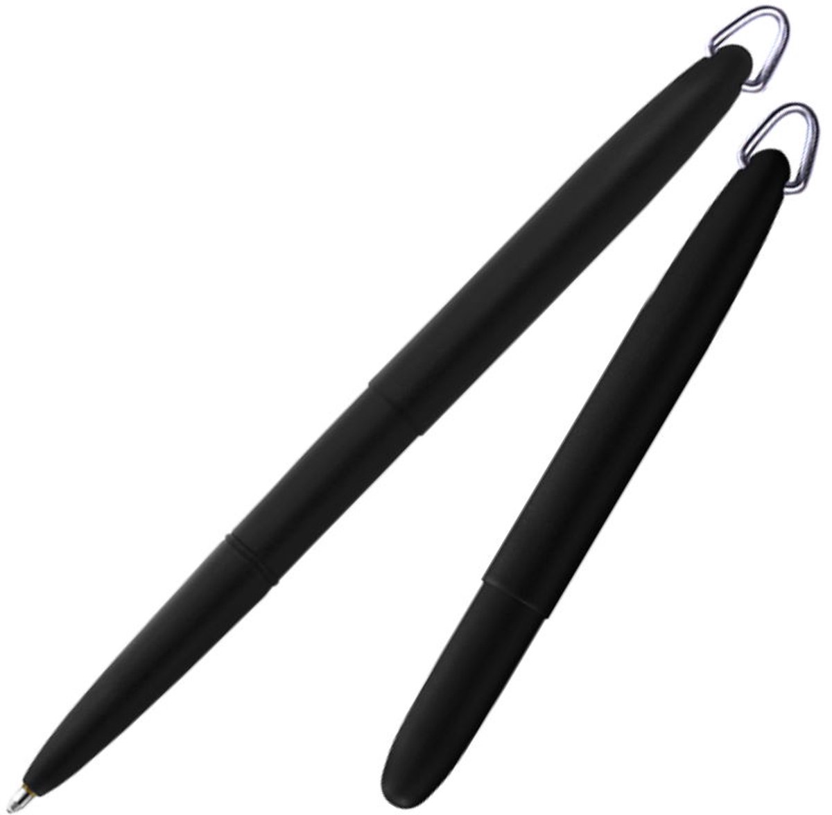 Originele Fisher Space Pen Bullet Space Pen, Mat Zwart, Ring (#400B-JR)