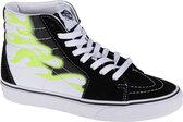 Vans UA SK8-HI Flame VN0A4U3CXEY, Unisex, Zwart, Sneakers, maat: 42,5 EU