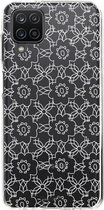 Casetastic Samsung Galaxy A12 (2021) Hoesje - Softcover Hoesje met Design - Flowerbomb Print
