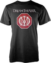 Dream Theater Heren Tshirt -L- Red Logo Zwart