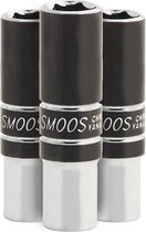 Smoos® Losse dop 14 mm extra lang met 3/8 opname - 3 stuks
