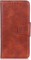 Shop4 - Oppo A15 Hoesje - Wallet Case Cabello Bruin