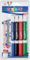 Carioca 4 maxi Whiteboard markers 6,0mm (dikke punt)