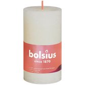 Bolsius Stompkaars Soft Pearl Ø50 mm - Hoogte 10 cm - Parelwit - 30 branduren