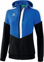 Erima Squad Tracktop Jack Met Capuchon Dames New Royal-Zwart-Wit Maat 42