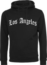 Urban Classics Hoodie/trui -XS- Los Angeles Wording Zwart