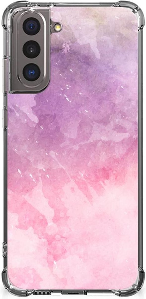 Back Cover Samsung Galaxy S21 Pink Purple Paint