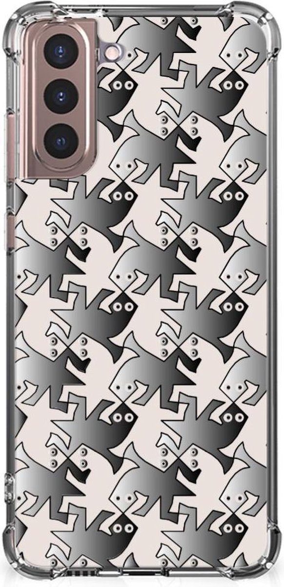 Samsung Galaxy S21 Plus Case Anti-shock Salamander Grey