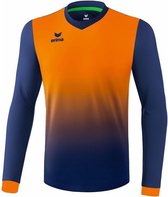 Erima Leeds Shirt Lange Mouw New Navy-Neon Oranje Maat S