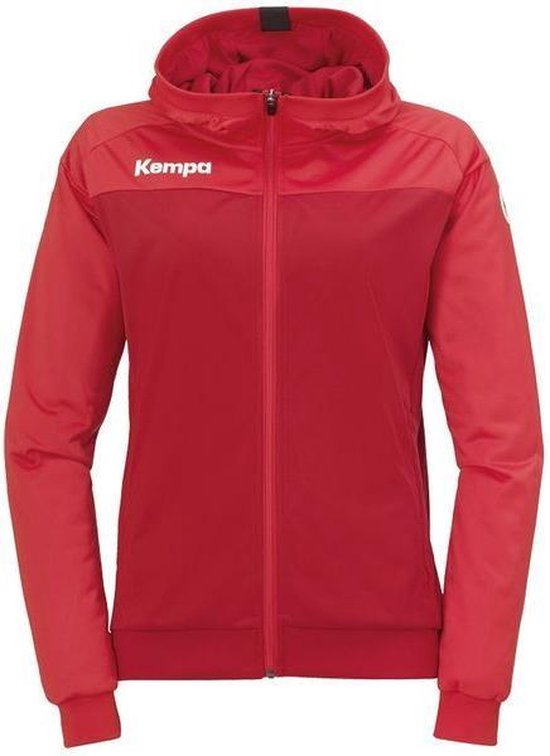 Kempa Prime Multi Jacket Dames Chili Rood-Rood Maat S