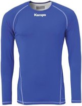 Kempa Attitude Thermo Shirt Lange Mouw Kind Royal Blauw Maat 164