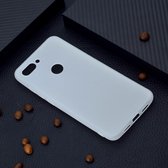 Voor Xiaomi Mi 8 Lite Candy Color TPU Case (wit)