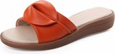 Antislip Slijtvaste Casual Wild Slippers Sandalen voor dames (Kleur: Oranje Maat: 40)